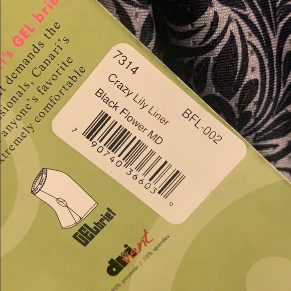 NWT Car air Black Floral Printed Gel Padded Cycling Athletic Briefs Shorts - Picture 8 of 12